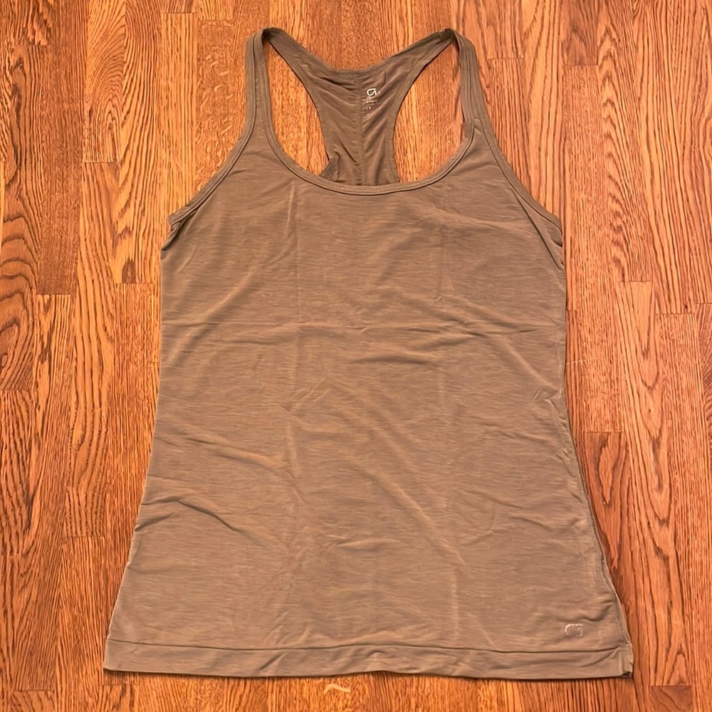 GAPFit Breathe Racerback Tank Top - Olive Green